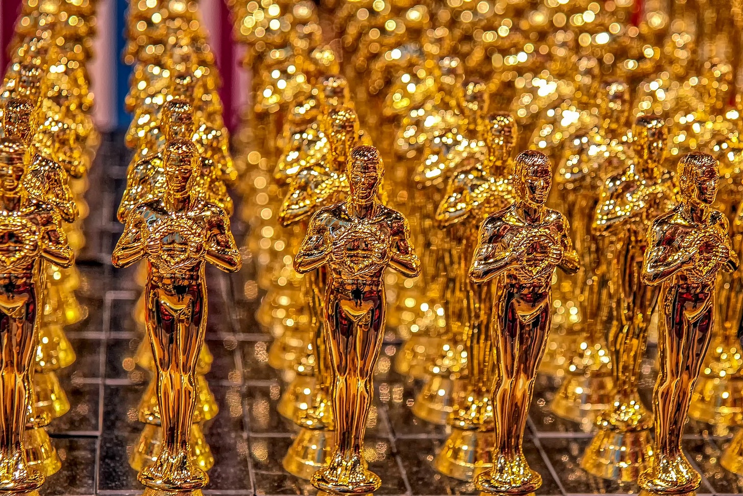 lots of Oscars statues