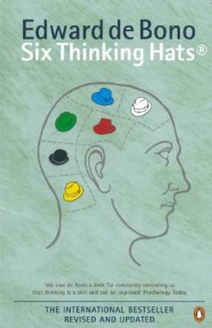 Six Thinking Hats by Edward De Bono book cover